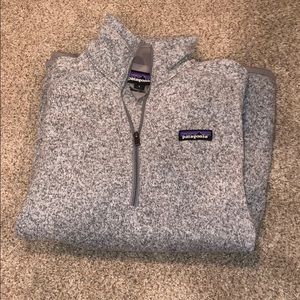 Patagonia fleece quarter zip sweatshirt